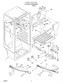 03 - Liner, Optional parts for Whirlpool Refrigerator 4VET18GKGW00 from AppliancePartsPros.com