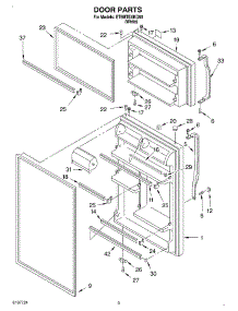 02 - Door parts for Whirlpool Refrigerator ET8MTEXKQ00 from AppliancePartsPros.com