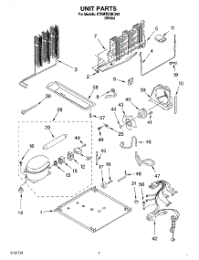 04 - Unit parts for Whirlpool Refrigerator ET8MTEXKQ00 from AppliancePartsPros.com