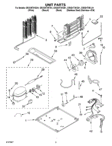 05 - Unit parts for Whirlpool Refrigerator GR2SHTXKQ01 from AppliancePartsPros.com