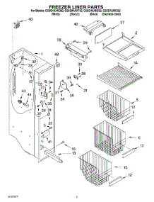 04 - Freezer Liner parts for Whirlpool Refrigerator GS6SHAXKS02 from AppliancePartsPros.com