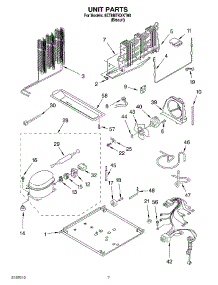 04 - Unit parts for Whirlpool Refrigerator 8ET8MTKXKT00 from AppliancePartsPros.com