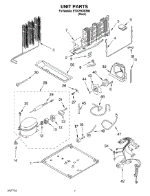 04 - Unit parts for Whirlpool Refrigerator ET9CHKXKB00 from AppliancePartsPros.com
