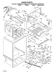 02 - Liner parts for Whirlpool Refrigerator GR2SHKXKQ01 from AppliancePartsPros.com