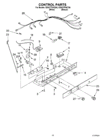 11 - Control parts for Whirlpool Refrigerator ED5GTFXKQ00 from AppliancePartsPros.com