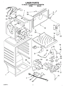 03 - Liner parts for Whirlpool Refrigerator ET1NHMXKT00 from AppliancePartsPros.com