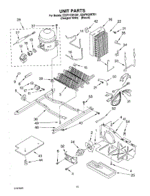 09 - Unit parts for Whirlpool Refrigerator ED5FHGXKT01 from AppliancePartsPros.com