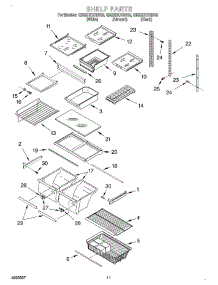 07 - Shelf, Optional parts for Whirlpool Refrigerator GB22DKXGW02 from AppliancePartsPros.com