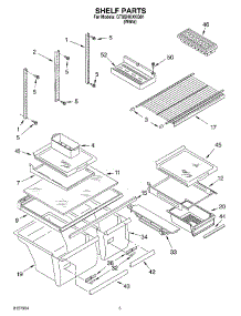 03 - Shelf parts for Whirlpool Refrigerator GT9SHKXKQ01 from AppliancePartsPros.com