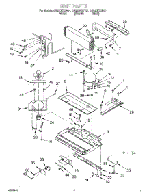 06 - Unit parts for Whirlpool Refrigerator GB22DKXJB01 from AppliancePartsPros.com