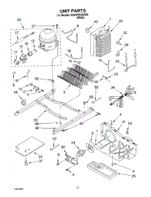 09 - Unit, Optional parts for Whirlpool Refrigerator 6ED2FHKXKQ00 from AppliancePartsPros.com