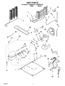 04 - Unit parts for Whirlpool Refrigerator ET1MTMXKT01 from AppliancePartsPros.com