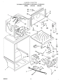 03 - Liner parts for Whirlpool Refrigerator ET18PKXGT01 from AppliancePartsPros.com