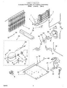 05 - Unit parts for Whirlpool Refrigerator ET21DKXDW05 from AppliancePartsPros.com