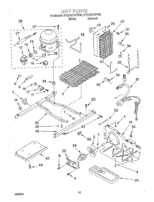 09 - Unit parts for Whirlpool Refrigerator 4YED27DQFW02 from AppliancePartsPros.com