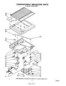 04 - Compartment Separator parts for Whirlpool Refrigerator ET14AKXRWR0 from AppliancePartsPros.com