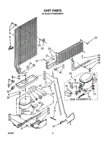 07 - Unit parts for Whirlpool Refrigerator ET14AKXRWR0 from AppliancePartsPros.com