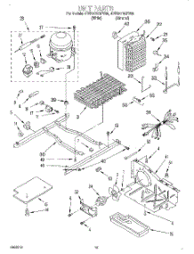09 - Unit parts for Whirlpool Refrigerator 4YED27DQFN00 from AppliancePartsPros.com