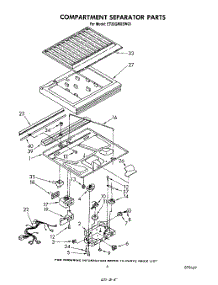04 - Compartment Separator parts for Whirlpool Refrigerator ET20GMXSW00 from AppliancePartsPros.com