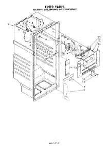 03 - Liner parts for Whirlpool Refrigerator ET18JMXMWR2 from AppliancePartsPros.com