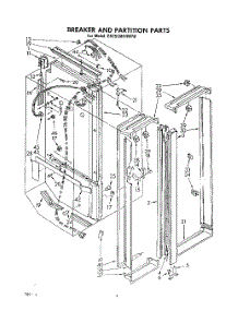 03 - Breaker And Partition parts for Whirlpool Refrigerator ED25SMXRWR0 from AppliancePartsPros.com