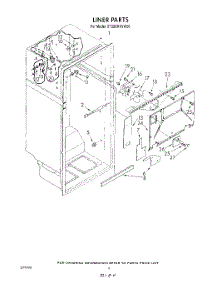 03 - Liner parts for Whirlpool Refrigerator ET20DKXVG00 from AppliancePartsPros.com