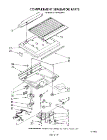 04 - Compartment Separator parts for Whirlpool Refrigerator ET18HKXSW0B from AppliancePartsPros.com
