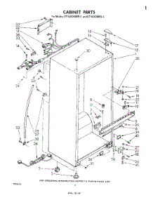 03 - Cabinet parts for Whirlpool Refrigerator ET14JKXMWR5 from AppliancePartsPros.com