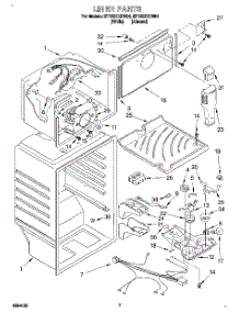 05 - Liner parts for Whirlpool Refrigerator ET18ZKXDN04 from AppliancePartsPros.com