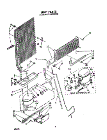 07 - Unit parts for Whirlpool Refrigerator ET16AKXSW03 from AppliancePartsPros.com