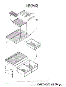 05 - Shelf parts for Whirlpool Refrigerator ET18NKXTG00 from AppliancePartsPros.com