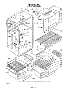 03 - Liner parts for Whirlpool Refrigerator ET20VKXRWR0 from AppliancePartsPros.com