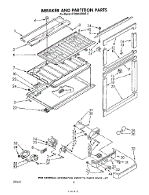 04 - Breaker And Partition parts for Whirlpool Refrigerator ET20VKXRWR0 from AppliancePartsPros.com