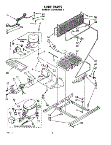 05 - Unit parts for Whirlpool Refrigerator ET20VKXRWR0 from AppliancePartsPros.com