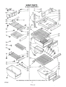 07 - Shelf, Lit / Optional parts for Whirlpool Refrigerator ED22MKXRMR2 from AppliancePartsPros.com