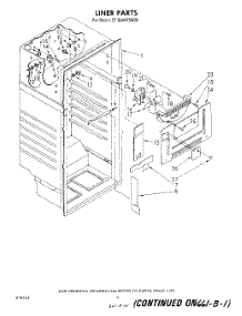 03 - Liner parts for Whirlpool Refrigerator ET16AKXSW00 from AppliancePartsPros.com