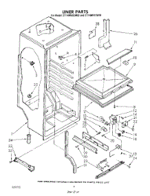 04 - Liner , Lit / Optional parts for Whirlpool Refrigerator ET14MNYSW00 from AppliancePartsPros.com