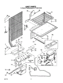 05 - Unit parts for Whirlpool Refrigerator ET14MNYSW00 from AppliancePartsPros.com