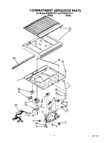 03 - Compartment Separator parts for Whirlpool Refrigerator ET20RKXYW11 from AppliancePartsPros.com