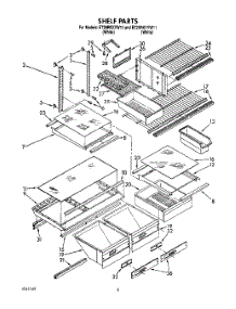 04 - Shelf, Lit / Optional parts for Whirlpool Refrigerator ET20RKXYW11 from AppliancePartsPros.com