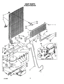 07 - Unit parts for Whirlpool Refrigerator ET18NKXTN00 from AppliancePartsPros.com