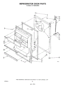 08 - Refrigerator Door, Not Illustrated parts for Whirlpool Refrigerator ET16AKXSW00 from AppliancePartsPros.com