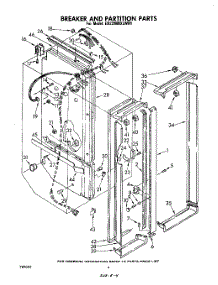 03 - Breaker And Partition parts for Whirlpool Refrigerator ED22MMXLWR1 from AppliancePartsPros.com