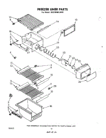 06 - Freezer Liner parts for Whirlpool Refrigerator ED22MMXLWR1 from AppliancePartsPros.com