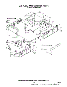 08 - Air Flow And Control parts for Whirlpool Refrigerator ED22MMXLWR1 from AppliancePartsPros.com
