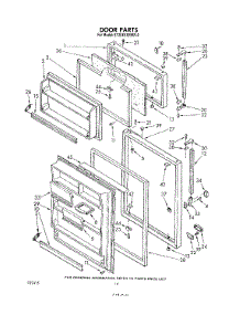06 - Door , Lit / Optional parts for Whirlpool Refrigerator ET20XKXRWR0 from AppliancePartsPros.com