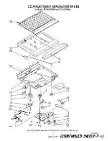 04 - Compartment Separator parts for Whirlpool Refrigerator ET14JKXWN01 from AppliancePartsPros.com