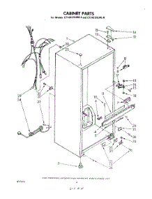03 - Cabinet parts for Whirlpool Refrigerator ET14DCXLWR0 from AppliancePartsPros.com