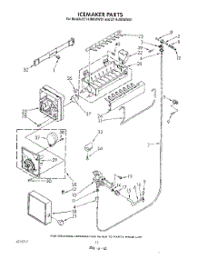 09 - Icemaker , Lit / Optional parts for Whirlpool Refrigerator ET14JMXWW01 from AppliancePartsPros.com