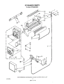 09 - Ice Maker , Lit / Optional parts for Whirlpool Refrigerator ET20GMXSW03 from AppliancePartsPros.com